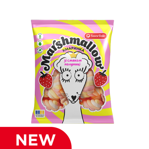 Маршмеллоу “Хмаринка” зі смаком полуниці