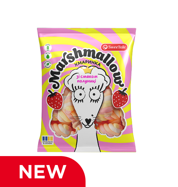 Маршмеллоу “Хмаринка” зі смаком полуниці