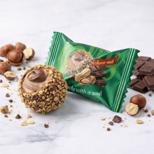 Olly choco-nut з шоколадно-горіховою начинкою